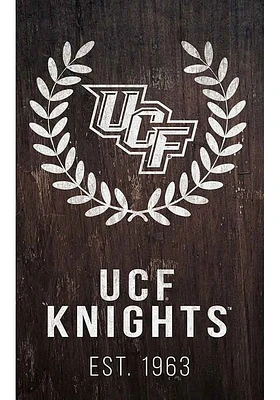 UCF Knights Laurel Wreath Sign - Green