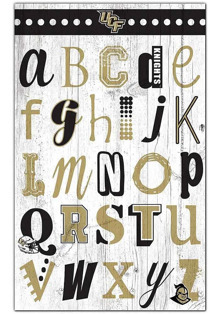 UCF Knights Alphabet Sign - Green