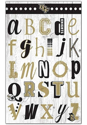 UCF Knights Alphabet Sign - Green