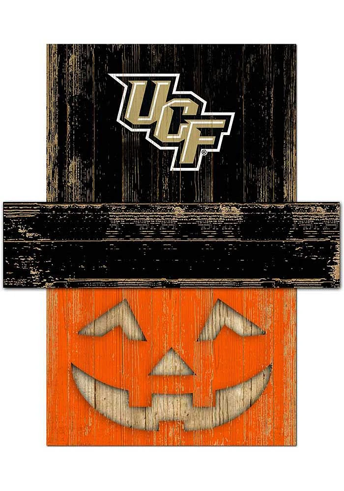 UCF Knights Pumpkin Head Sign - Green