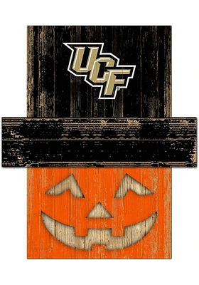 UCF Knights Pumpkin Head Sign - Green