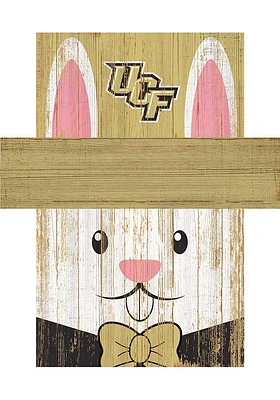 UCF Knights Easter Bunny Head Sign - Green