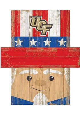 UCF Knights Patriotic Head Sign - Green