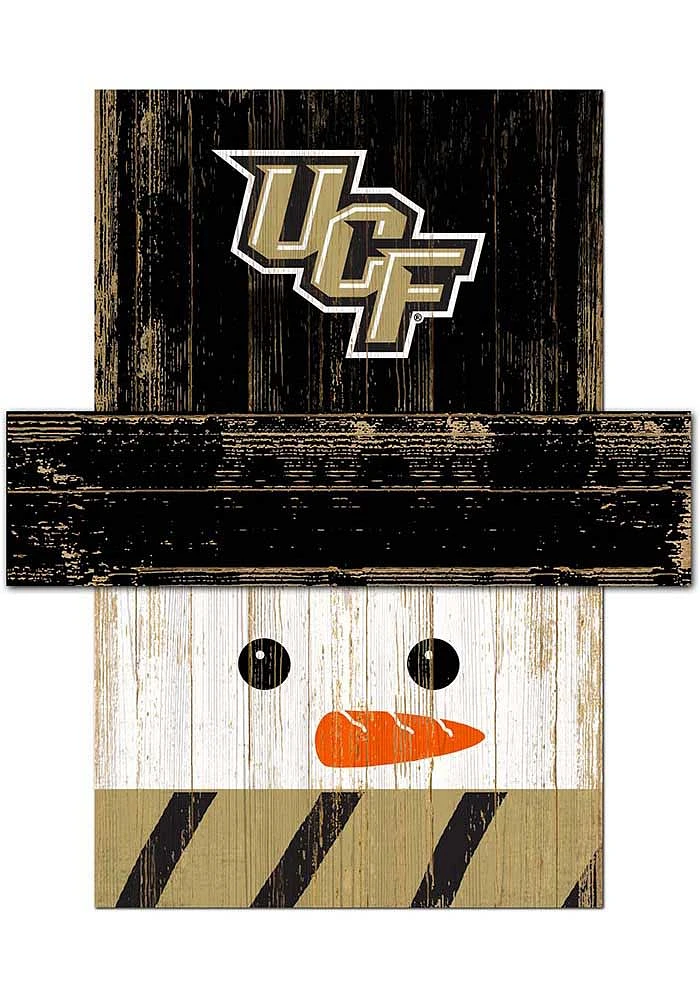 UCF Knights Snowman Head Sign - Green