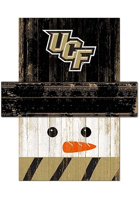 UCF Knights Snowman Head Sign - Green