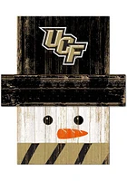UCF Knights Snowman Head Sign - Green