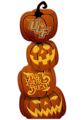 UCF Knights Pumpkin Stack Leaner Sign - Green