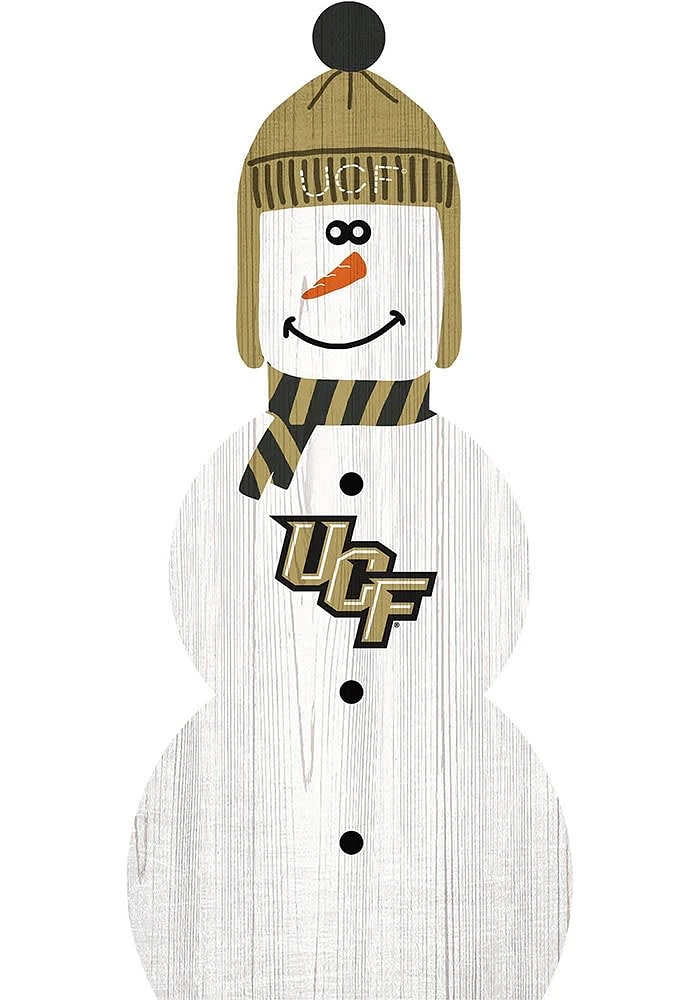 UCF Knights Snowman Leaner Sign - Green