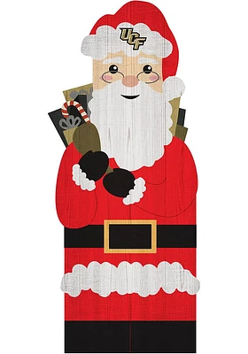 UCF Knights 31 Inch Santa Leaner Sign - Green