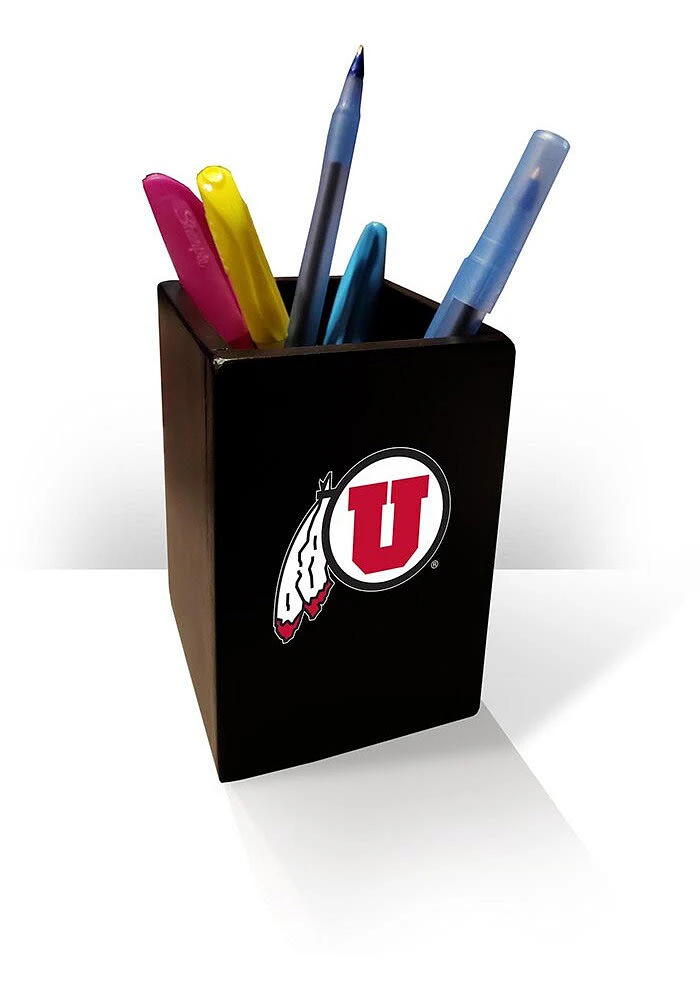 Utah Utes Pen Holder Pen Set - Red