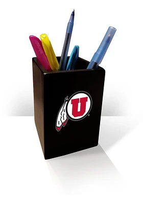 Utah Utes Pen Holder Pen Set - Red