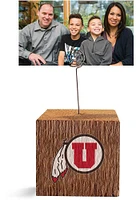 Utah Utes Block Spiral Photo Holder Red Desk Accessory