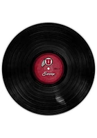 Utah Utes 12 Inch Vinyl Circle Sign - Red