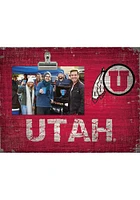 Utah Utes Team Clip Picture Frame - Red