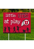 Utah Utes Little Fans at Play Yard Sign - Red