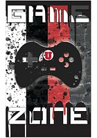 Utah Utes Grunge Game Zone Sign - Red