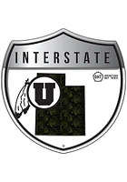 Utah Utes 24in OHT Camo Interstate Sign - Red