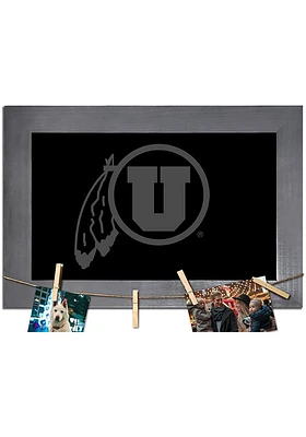 Utah Utes Blank Chalkboard Picture Frame - Red