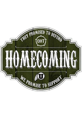 Utah Utes OHT 24in Homecoming Tavern Sign - Red