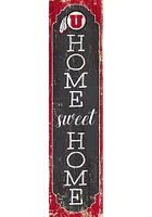 Utah Utes 48 Inch Home Sweet Home Leaner Sign - Red