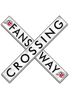 Utah Utes 48 Inch Fans Way Crossing Wall Art