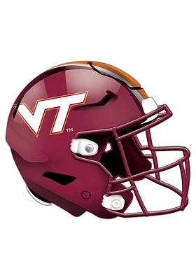Virginia Tech Hokies 24in Helmet Cutout Sign - Maroon