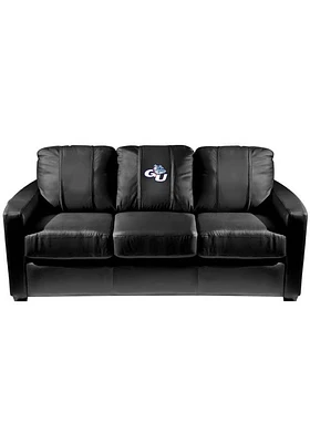 Gonzaga Bulldogs Faux Leather Sofa - Black
