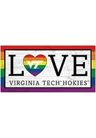 Virginia Tech Hokies LGBTQ Love Sign - Maroon