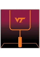 Virginia Tech Hokies Goal Gradient Sign - Maroon
