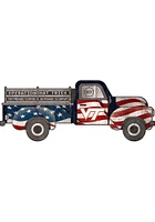 Virginia Tech Hokies OHT Truck Flag Cutout Sign - Maroon