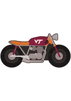 Virginia Tech Hokies Motorcycle Cutout Sign - Maroon
