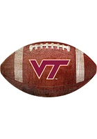 Virginia Tech Hokies Baseball Shaped Sign - Maroon