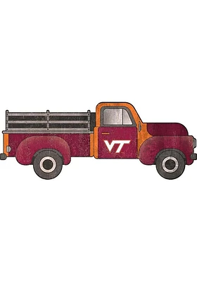 Virginia Tech Hokies 15 Inch Truck Sign - Maroon