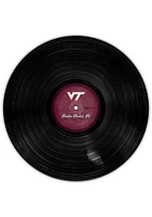Virginia Tech Hokies 12 Inch Vinyl Circle Sign - Maroon