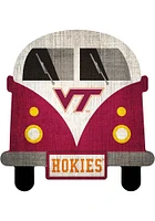 Virginia Tech Hokies Team Bus Sign - Maroon