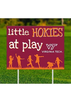 Virginia Tech Hokies Little Fans at Play Yard Sign - Maroon