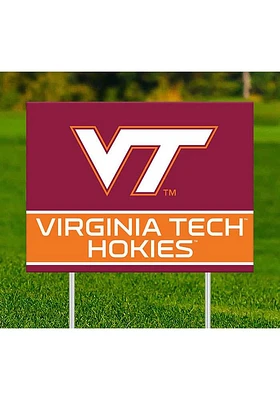 Virginia Tech Hokies Team Yard Sign - Maroon