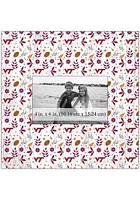 Virginia Tech Hokies Floral Pattern Picture Frame - Maroon