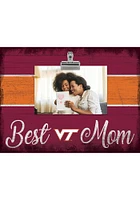 Virginia Tech Hokies Best Mom Clip Picture Frame - Maroon