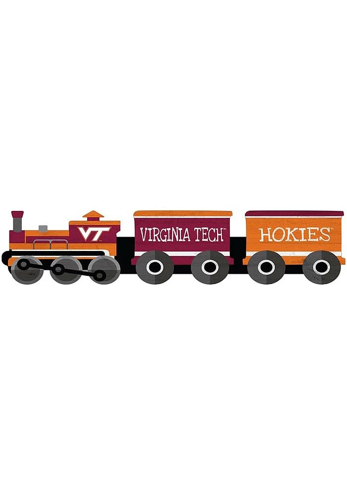 Virginia Tech Hokies Train Cutout Sign - Maroon