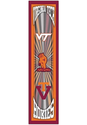 Virginia Tech Hokies Throwback Sign - Maroon