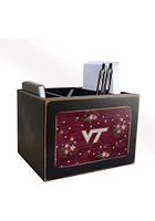 Virginia Tech Hokies Floral Desktop Organizer Desk Accessory