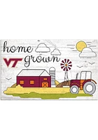 Virginia Tech Hokies Home Grown Sign - Maroon