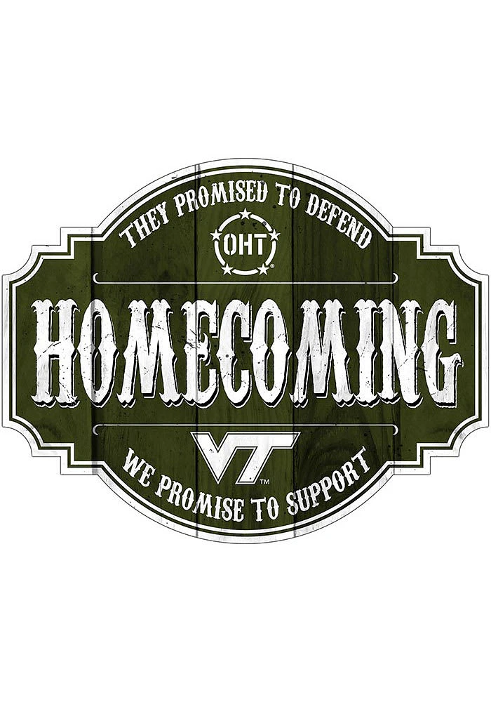Virginia Tech Hokies OHT 24in Homecoming Tavern Sign - Maroon