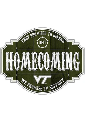 Virginia Tech Hokies OHT 24in Homecoming Tavern Sign - Maroon