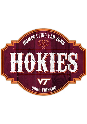 Virginia Tech Hokies 24 Inch Homegating Tavern Sign - Maroon