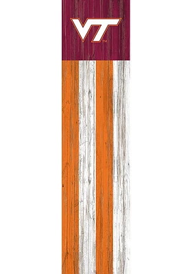 Virginia Tech Hokies 48 Inch Flag Leaner Sign - Maroon