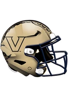 Vanderbilt Commodores 24in Helmet Cutout Sign - Black