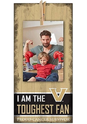 Vanderbilt Commodores The Toughest Fan Sign - Black