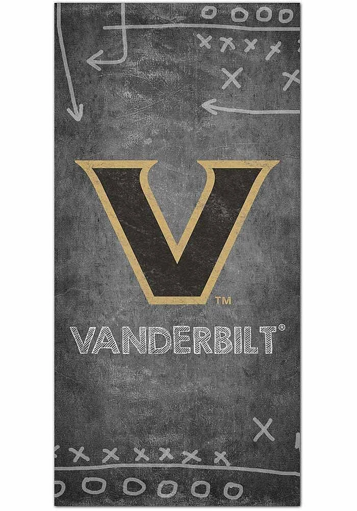 Vanderbilt Commodores Chalk Playbook Sign - Black
